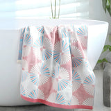 Dahlia Blossom Cotton Bath Towel